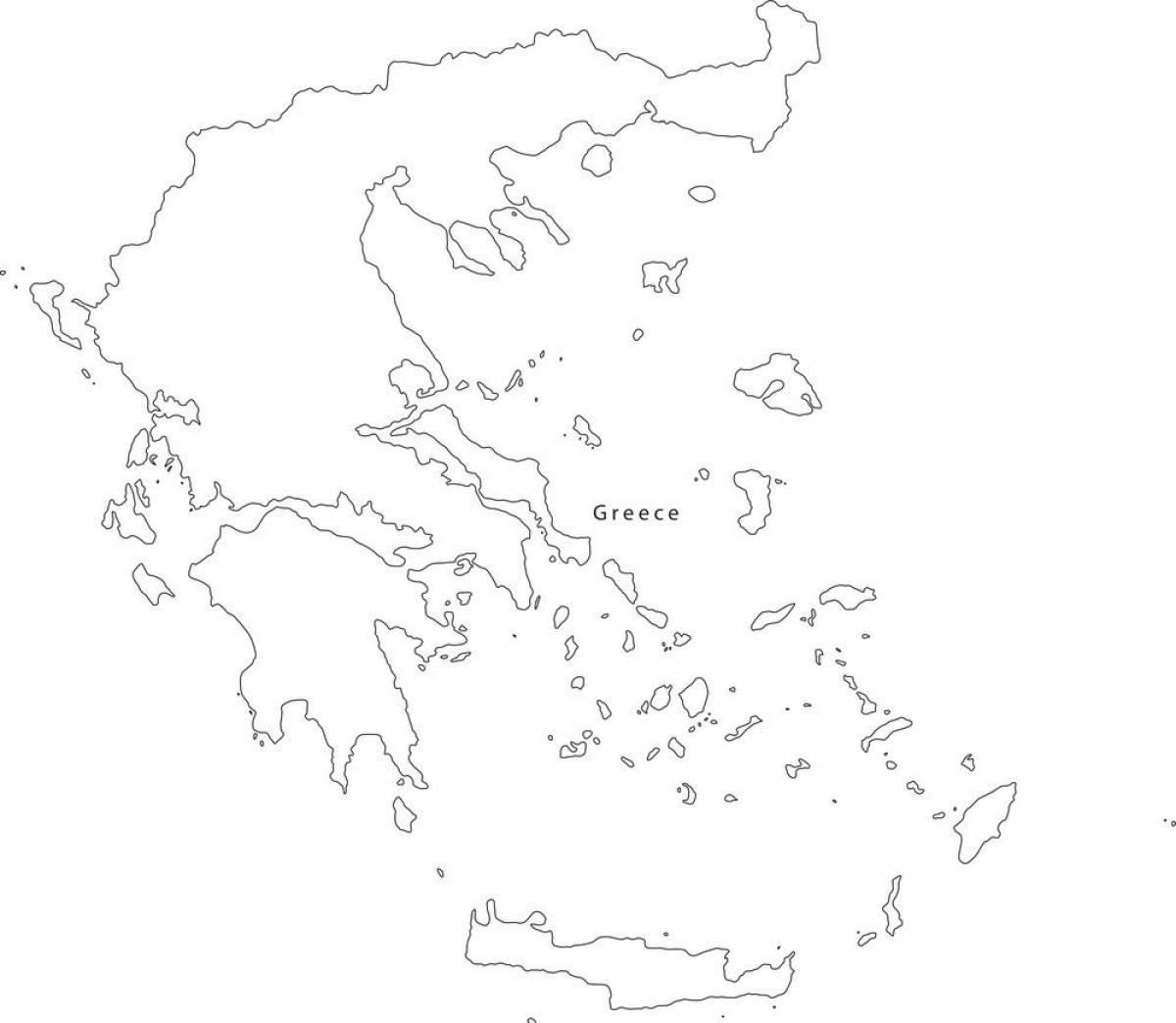 Mapa vectorial de Grecia